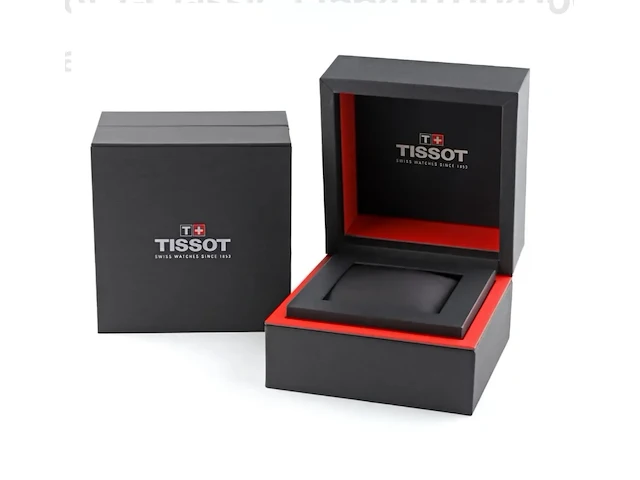 Tissot t-classic ballade herenhorloge met guilloche dial - nieuw - afbeelding 6 van  6