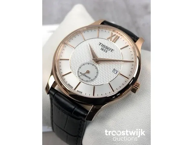 Tissot tradition automatic t0634283603800 herenhorloge - afbeelding 1 van  9