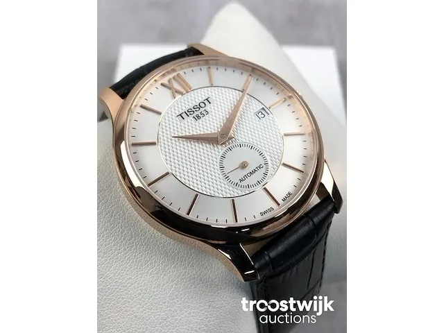 Tissot tradition automatic t0634283603800 herenhorloge - afbeelding 2 van  9