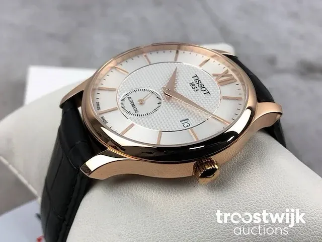 Tissot tradition automatic t0634283603800 herenhorloge - afbeelding 4 van  9