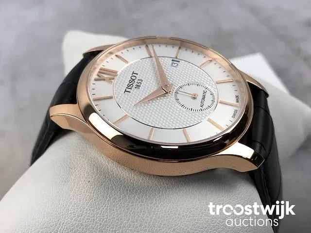 Tissot tradition automatic t0634283603800 herenhorloge - afbeelding 5 van  9