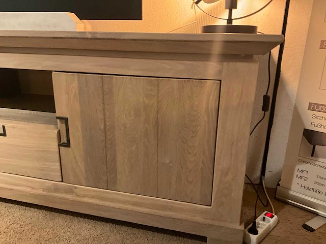 Tita eiken tv meubel - afbeelding 3 van  9