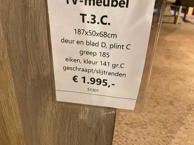Tita eiken tv meubel - afbeelding 9 van  9
