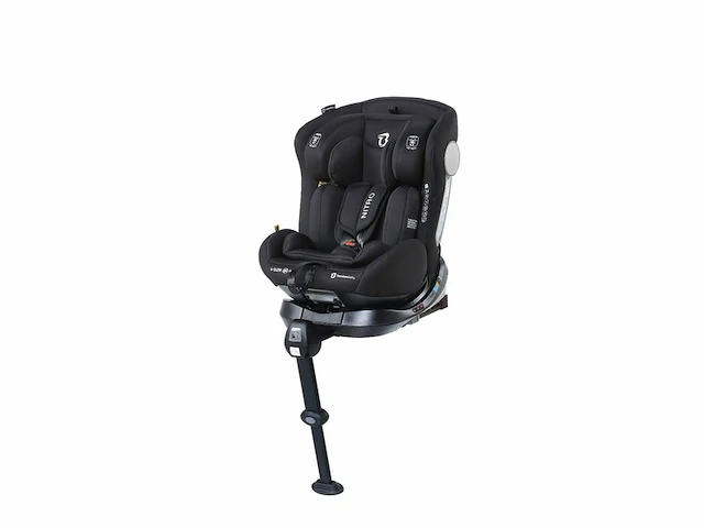 Titaniumbaby nitro autostoel met isofix 360 draaibaar zwart - afbeelding 1 van  6