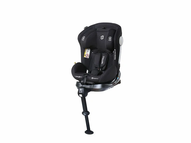 Titaniumbaby nitro autostoel met isofix 360 draaibaar zwart - afbeelding 3 van  6