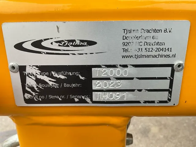 Tjalma - t2000 - fronttank slanghaspel - afbeelding 17 van  29