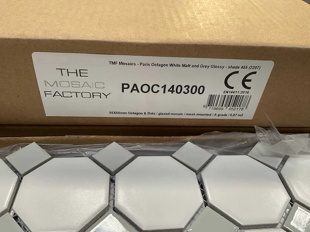 Tmf mozaïek tegel octagon ca. 5,2 m² - afbeelding 2 van  3