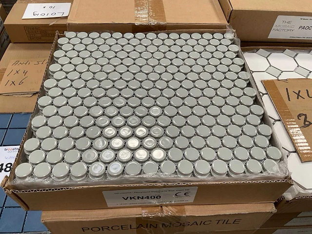 Tmf mozaïek tegel pennyround ca. 6,4 m² - afbeelding 1 van  3