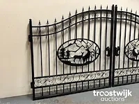 Toegangspoort deer style 365cm - afbeelding 8 van  12