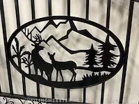 Toegangspoort stahlworks, deer style (596cm), 2023 - afbeelding 4 van  8