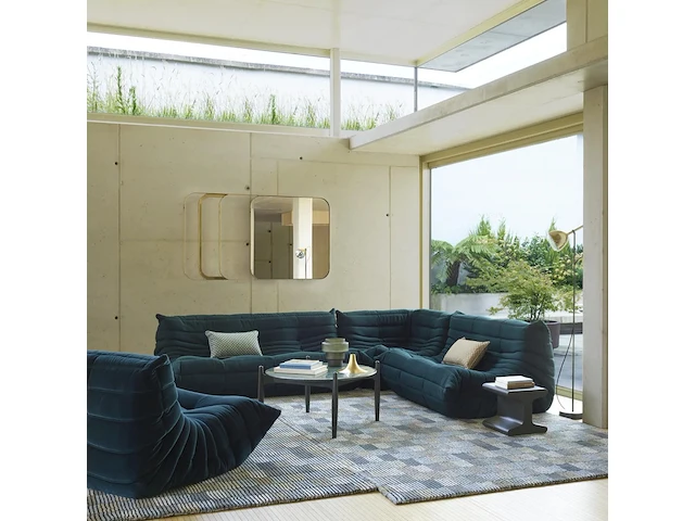 Togo fauteuil in zwarte stof, zwart - afbeelding 9 van  9