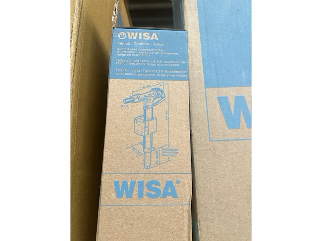 Toilet reservoir + universele vlotterkraan wisa - afbeelding 5 van  6