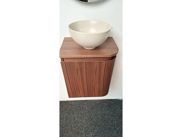 Toiletmeubel met kom thebalux, balmani, walnoot - afbeelding 2 van  4