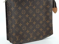 Toilettas, louis vuitton, toiletry pouch 26 brown canvas - afbeelding 3 van  9
