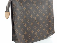 Toilettas, louis vuitton, toiletry pouch 26 brown canvas - afbeelding 4 van  9