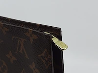 Toilettas, louis vuitton, toiletry pouch 26 brown canvas - afbeelding 6 van  9