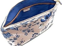 Toilettas, oilily, cilou, blauw/crème - afbeelding 3 van  5