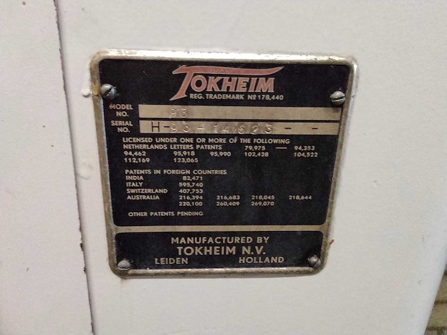 Tokheim - 1950 - authentieke dieselpomp - afbeelding 3 van  8