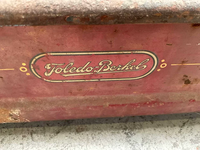Toledo berkel antieke bascule weegschaal - afbeelding 3 van  7