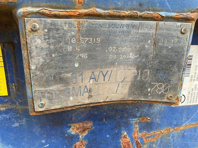Tolsma diesel opslagtank - afbeelding 6 van  6