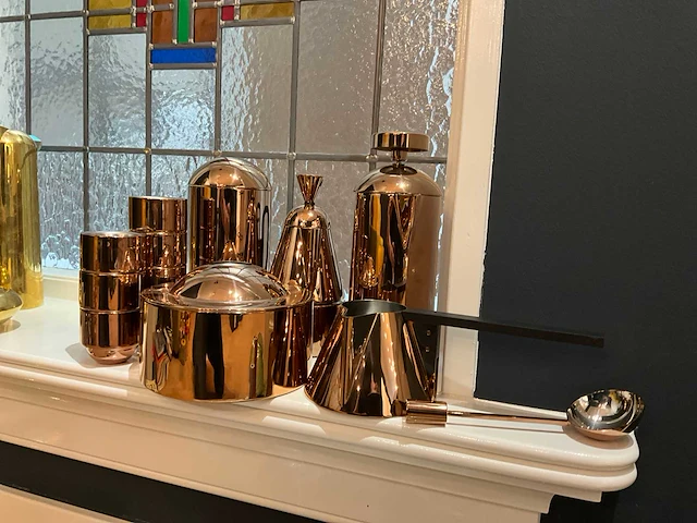 Tom dixon koffiemaker met accessoires (2x) - afbeelding 1 van  3
