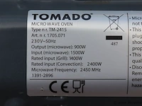 Tomado microwave oven model tm-2415 - afbeelding 6 van  6
