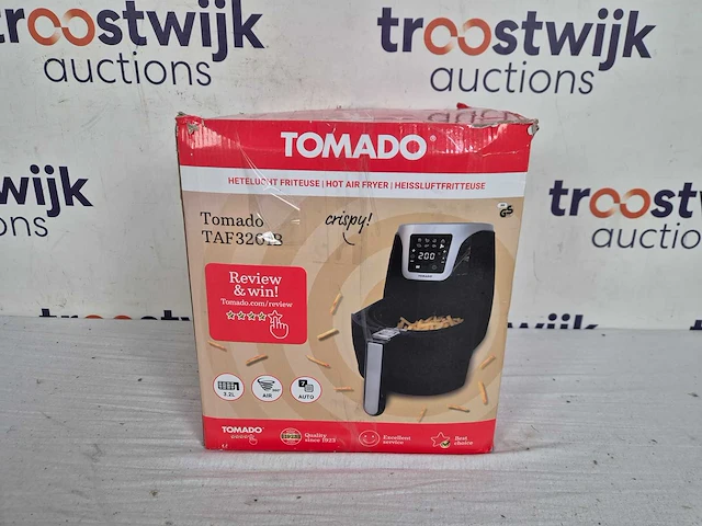 Tomado taf3201b - airfryer - 3,2 liter - afbeelding 2 van  2