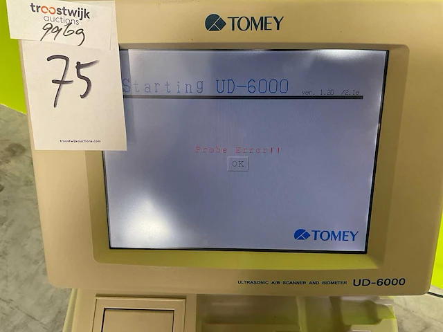 Tomey ud-6000 oogkamer dieptemeter - afbeelding 3 van  11