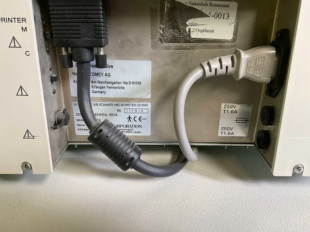 Tomey ud-6000 oogkamer dieptemeter - afbeelding 10 van  11