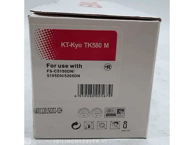 Toner, kt-kyo tk580m - afbeelding 3 van  4