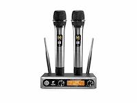 Tonor tw820 dubbel uhf draadloos microfoonsysteem - afbeelding 1 van  1