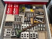 Tool cabinet drawler for lot 9 jaws, tools, belonging, centers - afbeelding 2 van  4