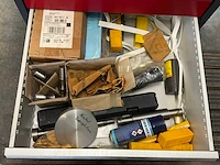 Tool cabinet drawler for lot 9 jaws, tools, belonging, centers - afbeelding 4 van  4