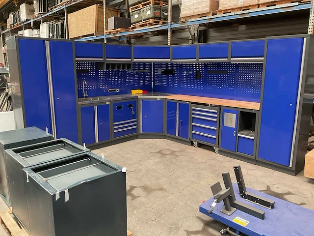 Toolbox4you hoekopstelling werkplaatsmeubilair - afbeelding 1 van  11