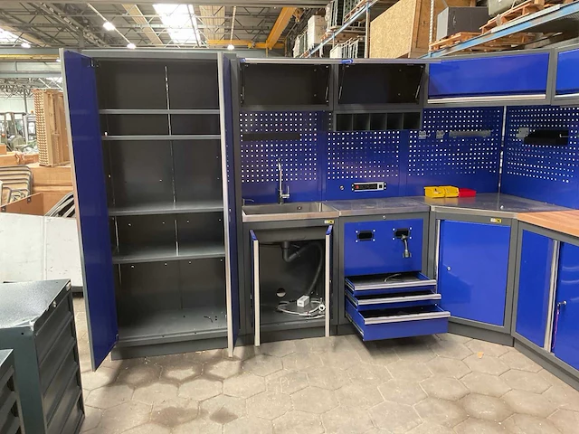 Toolbox4you hoekopstelling werkplaatsmeubilair - afbeelding 8 van  11