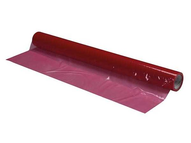 Toolland - toolland beschermfolie zelfklevend 70 cm x 25 m rood (24x) - afbeelding 1 van  4
