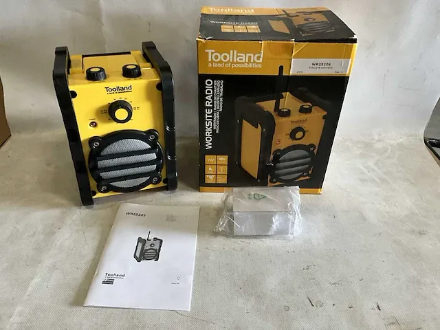 Toolland wr25205 bouwradio - afbeelding 1 van  4