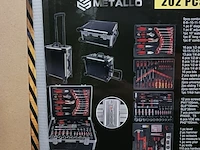 Toolset in koffer, metallo, 202 stuks - afbeelding 4 van  6