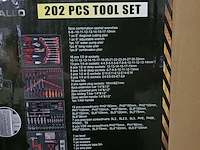 Toolset, metallo, 202 pieces - afbeelding 6 van  6