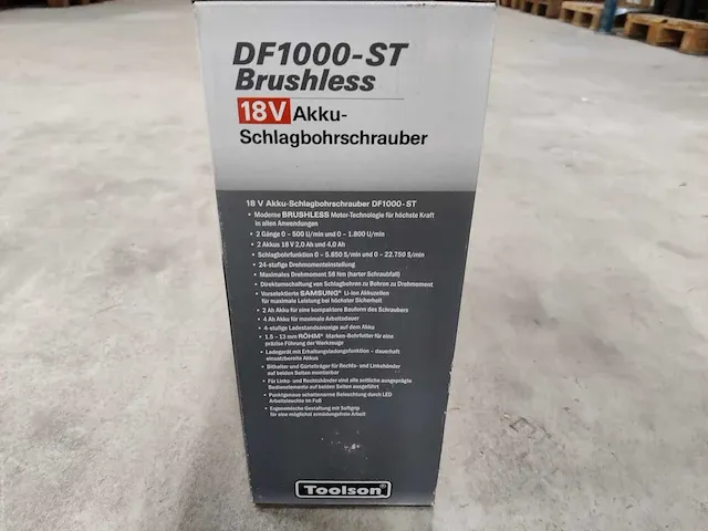 Toolson - df1000-st - boormachine - afbeelding 3 van  11