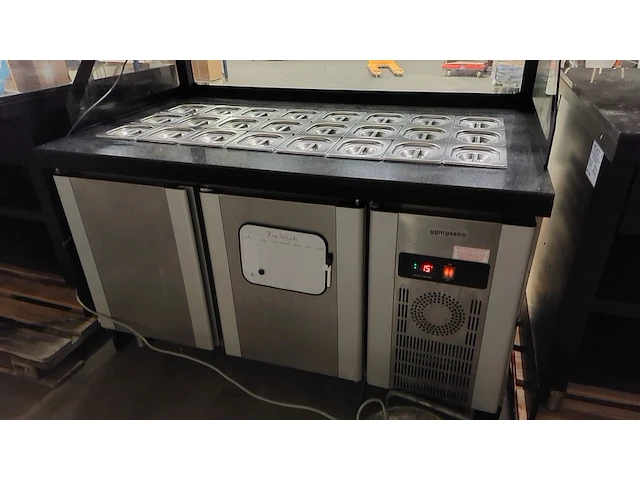 Toonbank met koelvitrine en verlichting, ggm gastro, sae150dn, 2023 - afbeelding 3 van  17