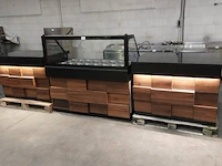 Toonbank met koelvitrine en verlichting, ggm gastro, sae150dn, 2023 - afbeelding 1 van  17