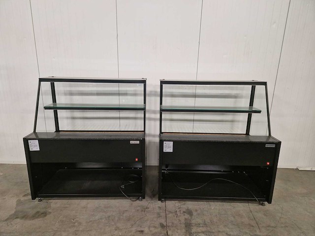 Toonbank presentatie vitrine - ggm gastro - verlichting - 2x - afbeelding 3 van  3