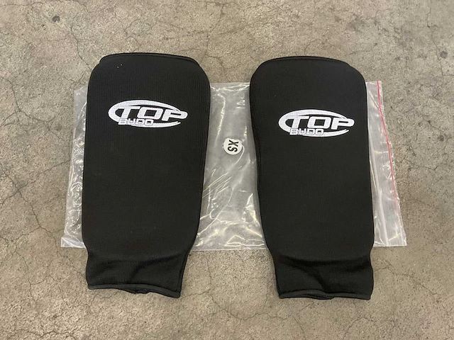 Top sport budo paar scheenbeschermers (maat xs) (40x) - afbeelding 1 van  1