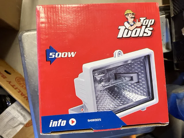 Top tools schijnwerper 500 watt - afbeelding 3 van  5