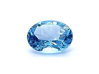 Topaas - circa 1.50 carat swiss blue topaas - afbeelding 1 van  4