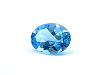 Topaas - circa 1.50 carat swiss blue topaas - afbeelding 2 van  4