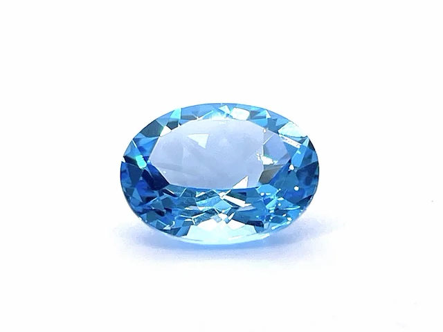 Topaas - circa 2.50 carat swiss blue topaas - afbeelding 2 van  2