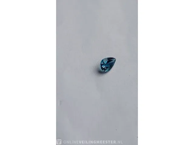 Topaz london blue 4,95ct, blauw - afbeelding 2 van  3