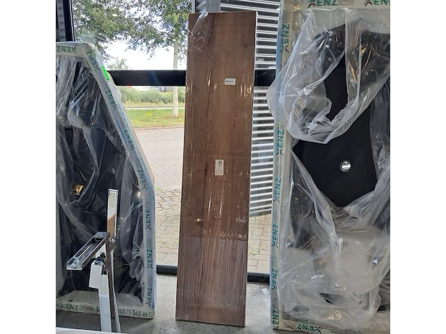 Topblad, hr badmeubelen, new wave line, halifax oak - afbeelding 1 van  3